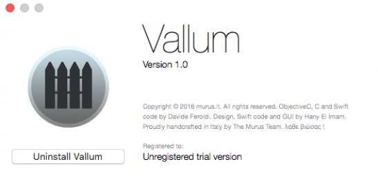 Uninstall Vallum on Mac Manually