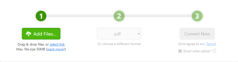 Convert PNG To PDF With Zamzar