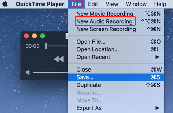 Record Audio on Mac with QuickTime Player