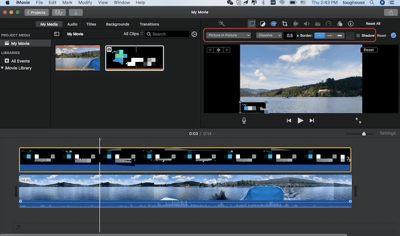 Add Watermark To Video With iMovie
