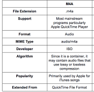 M4A Vs FLAC: M4A Format