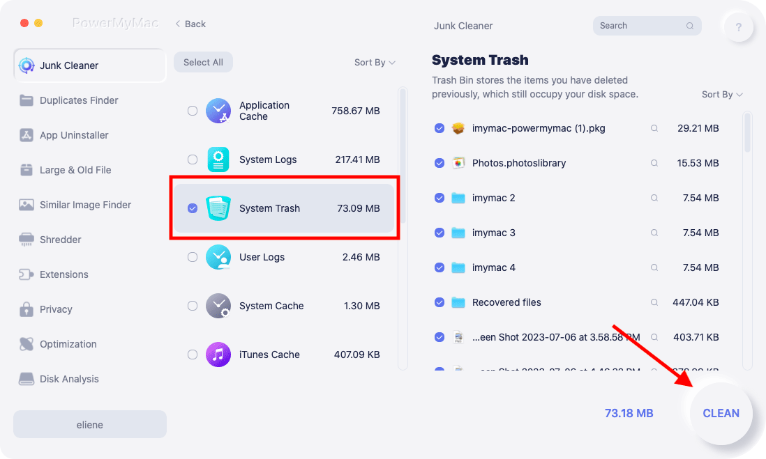 Delete System Trash