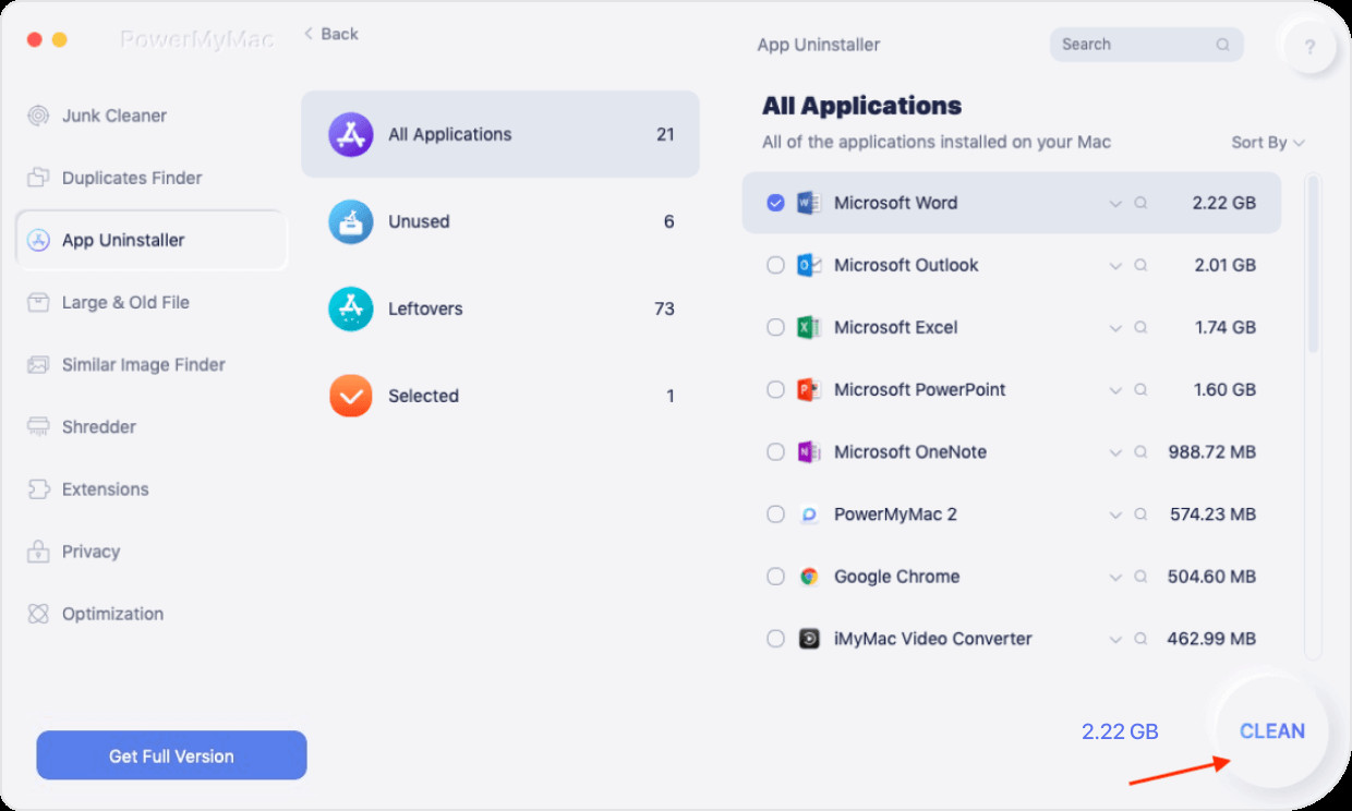 PowerMyMac App Uninstaller