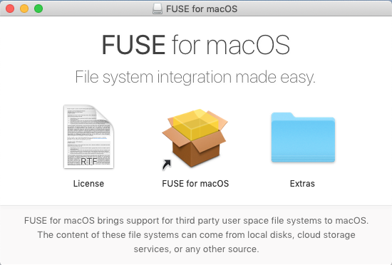 Fuse para Mac