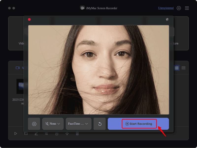 Grave vídeo com uma webcam no Mac