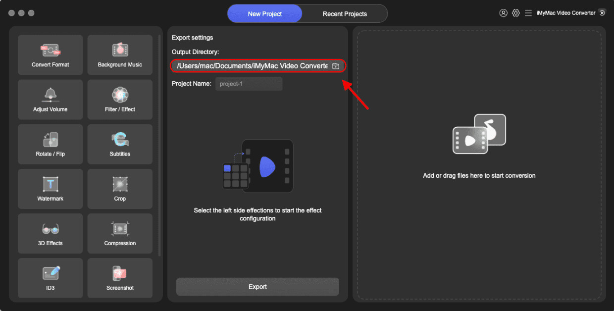 Convert OGG to MPEG with iMyMac Video Converter