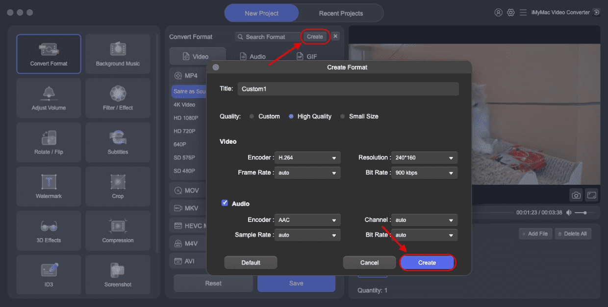 iMyMac Video Converter Convert MPEG