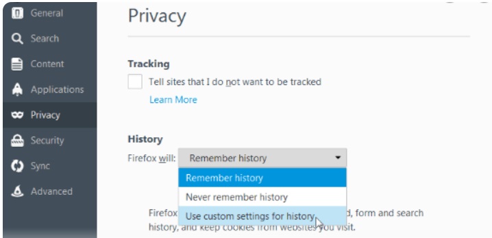 Blokkeer trackingcookies in Firefox