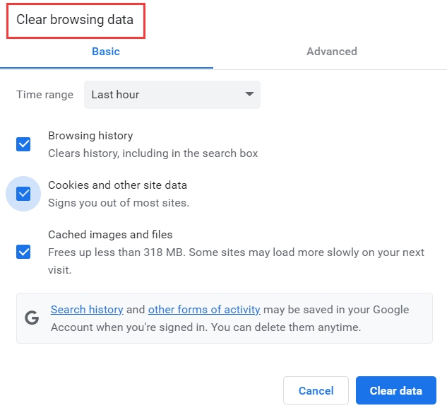 Clean Your Google Browser Storage