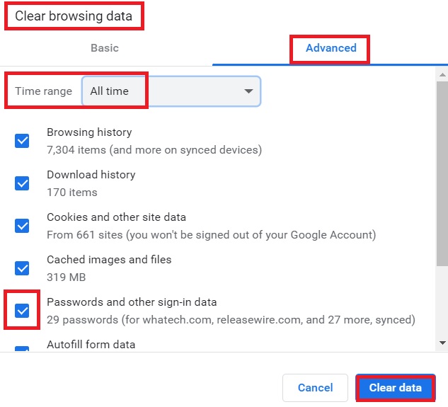 Chrome에서 Mac의 비밀번호를 삭제하는 방법