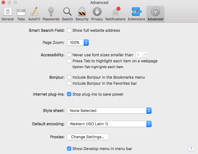 safari on mac clear cache