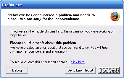 mozilla crash reporter everytime i close firefox mozilla crash reporter everytime i close firefox