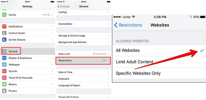 Как исправить Safari, не загружающие страницы на iPhone