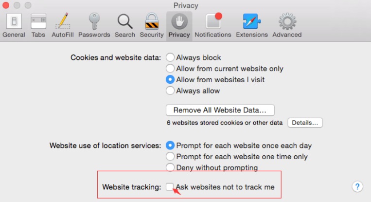 Как избавиться от отслеживающих файлов cookie в браузере Safari