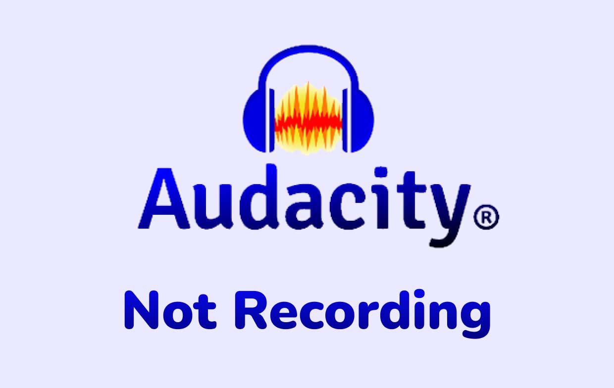 Audacity não está gravando