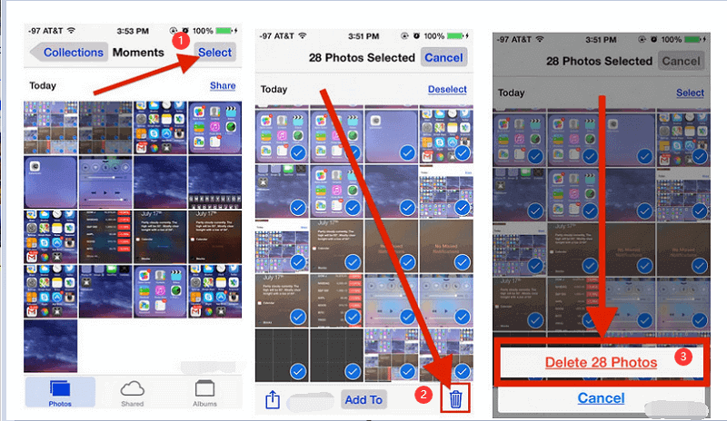 Delete Duplicate Photos on iPhone Manually