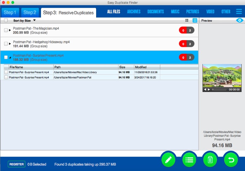 Useful Duplicate Video Finder for Mac