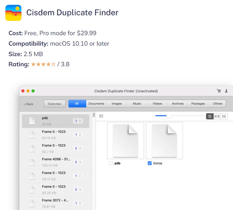 Learn More about Cisdem Duplicate Finder
