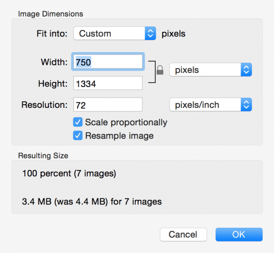 Resize Multiple Images Mac