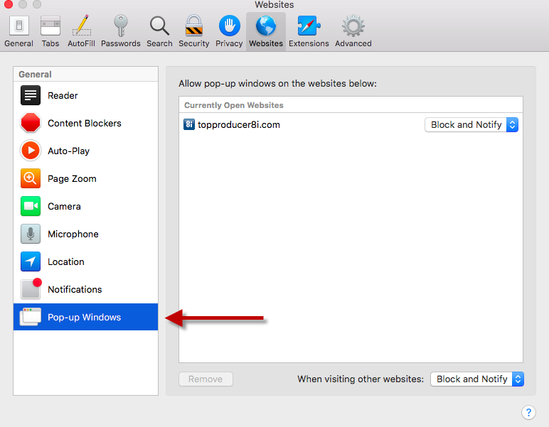 Blokuj strony internetowe na komputerze Mac za pomocą rozszerzeń przeglądarki