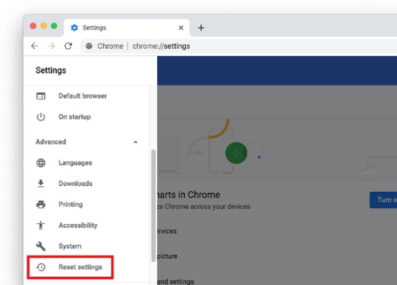 Etapas para remover o Yahoo Search no Mac do Google Chrome