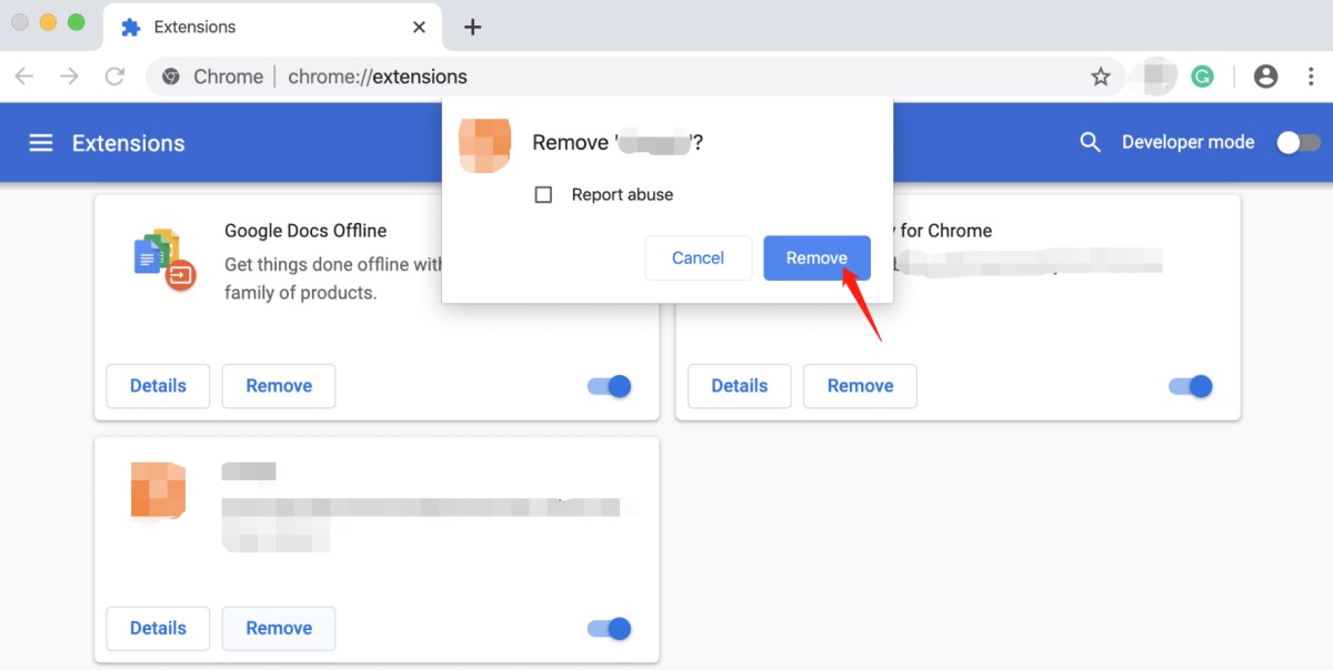 Remove Offers4U Extensions from Mac Chrome