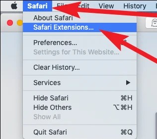 إزالة Cloudfront.net من Safari