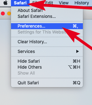 Remover Extensões Gretaith.com no Safari