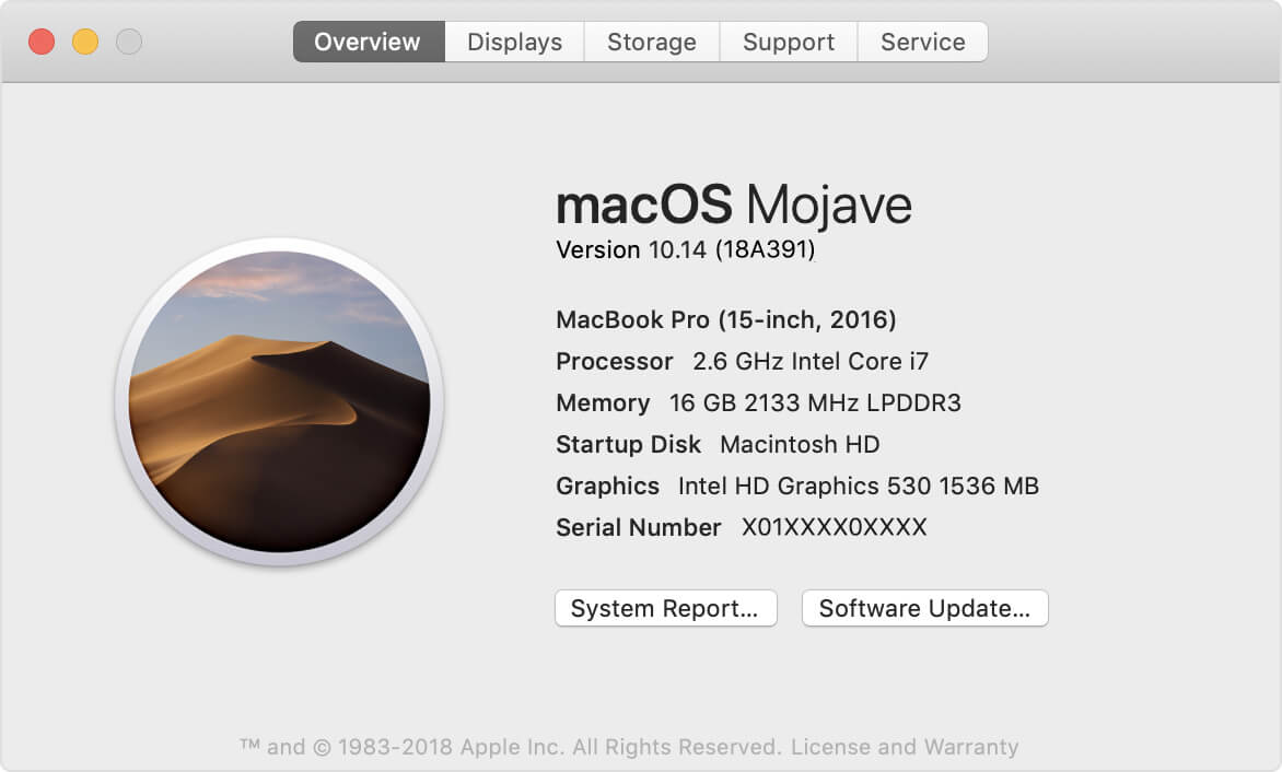 Upgrade the macOS High Sierra