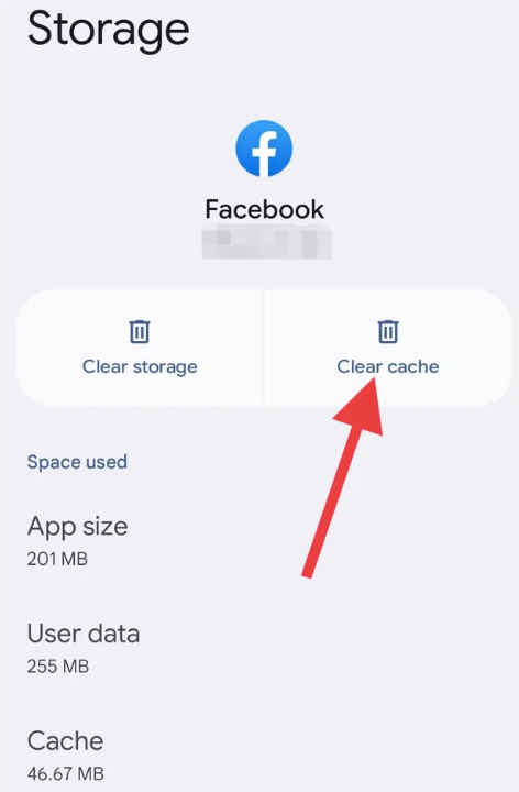 Очистить кэш Facebook на телефонах Android