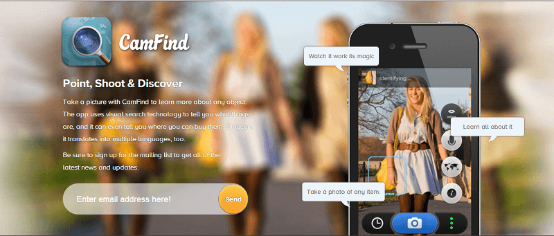 Use CamFind for Reverse Image Search