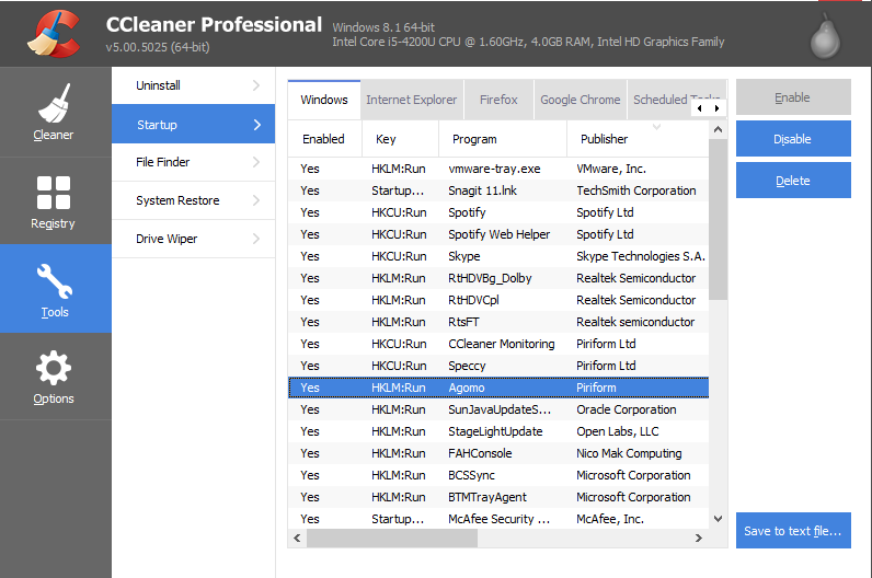 CCleaner Remove Any Private Data
