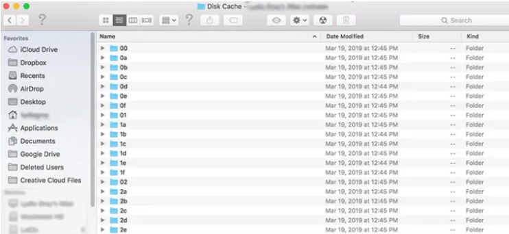 احذف Disk Cache لمسح Adobe Cache على Mac