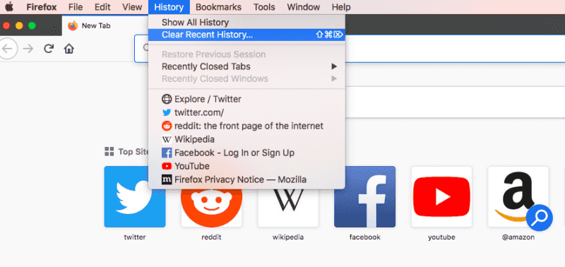 Firefox를 정리하여 Mac 속도 향상