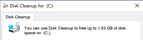 Delete Excel Cache via Disk Cleanup