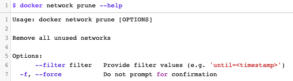 Steps to Clear Docker Underused Networks