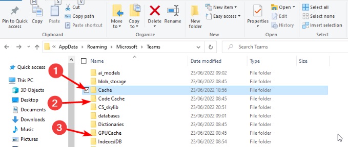 Manual Steps to Clear Microsoft Teams Cache
