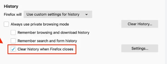 Firefox 브라우저에서 WhatsApp 캐시를 완전히 제거