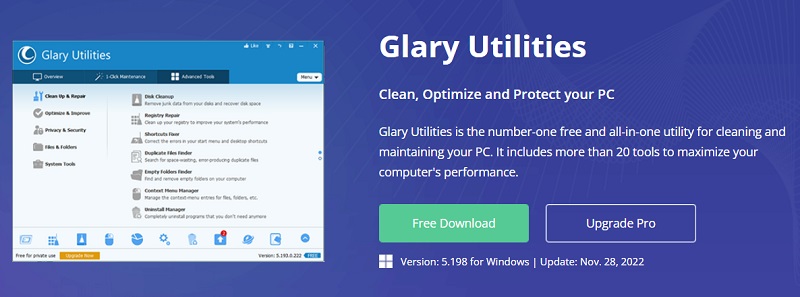 Glary Utilities помогает очистить ваш Mac