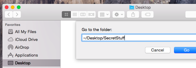 Access Hidden Files on Mac