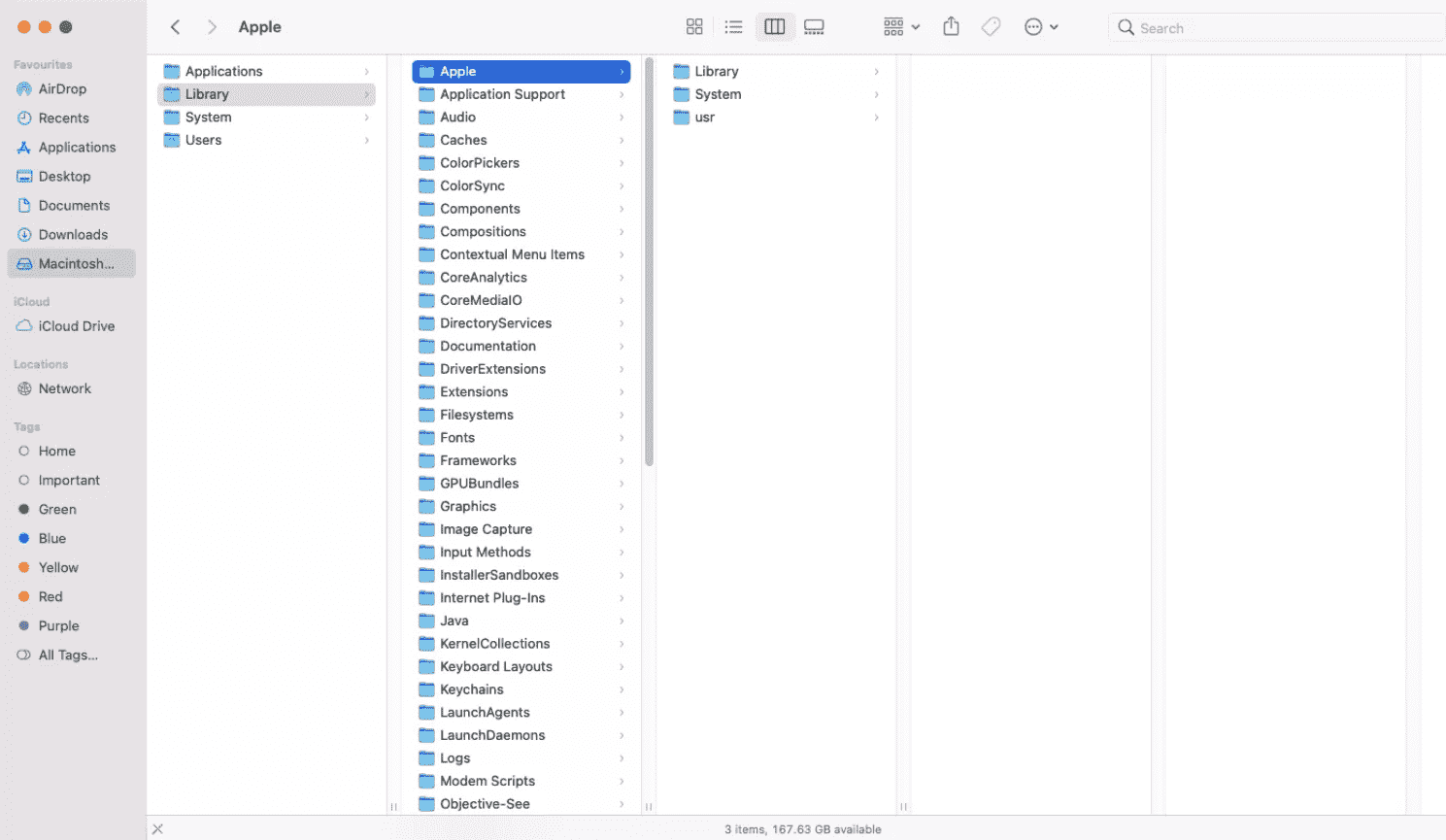 Remove Application Support