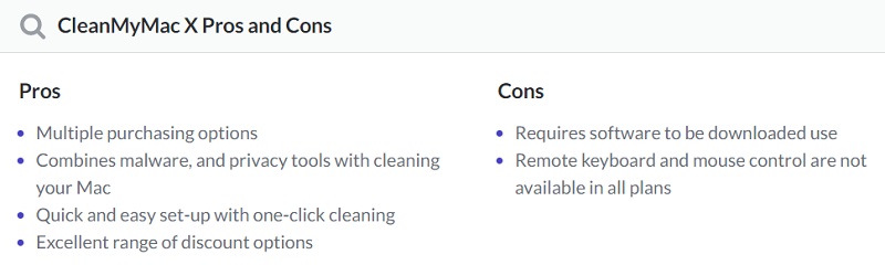 Méritos e Deméritos do CleanMyMac