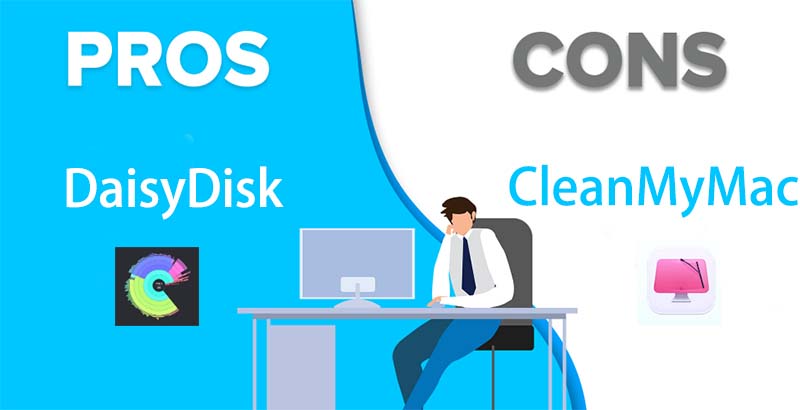 DaisyDisk 与 CleanMyMac 的正面和负面 DaisyDisk 与 CleanMyMac