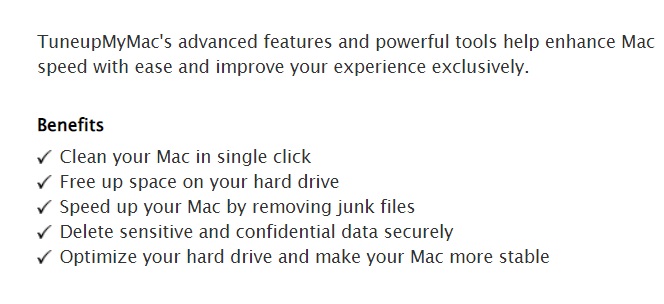 Os benefícios do TuneUpMyMac