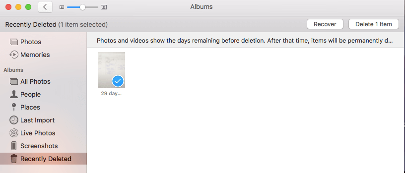 Восстановить удаленные фотографии на Mac