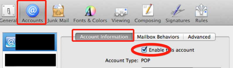 Verwijder e-mailaccount op Mail-app op Mac