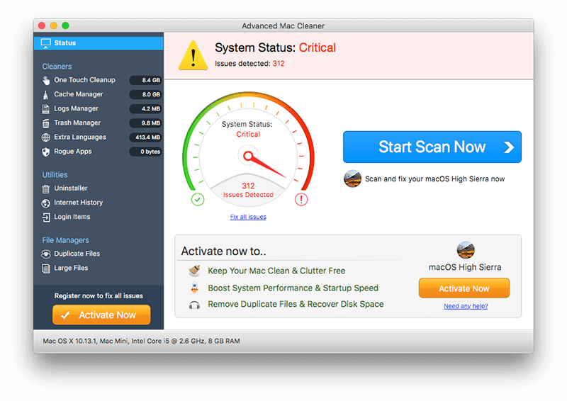 Является ли Advanced Mac Cleaner безопасным