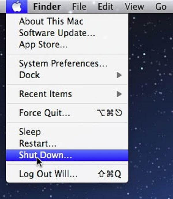 Zamknij system Mac