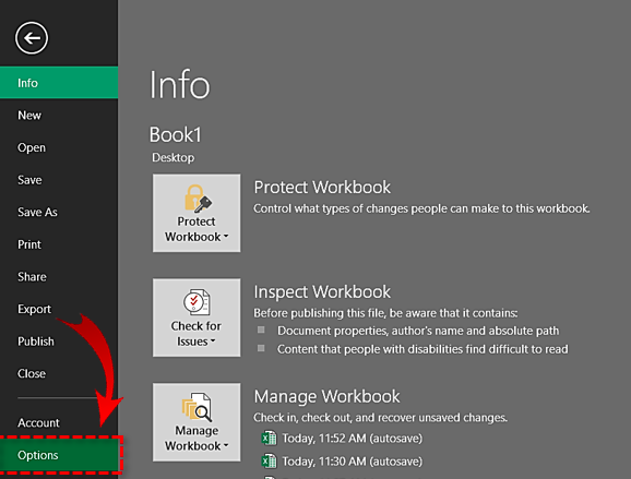 Wis de lijst met recente documenten in Excel