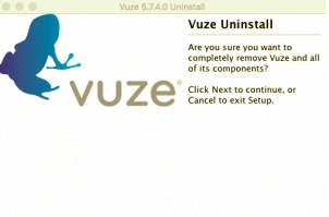 Desinstale o Vuze no Mac usando seu próprio desinstalador